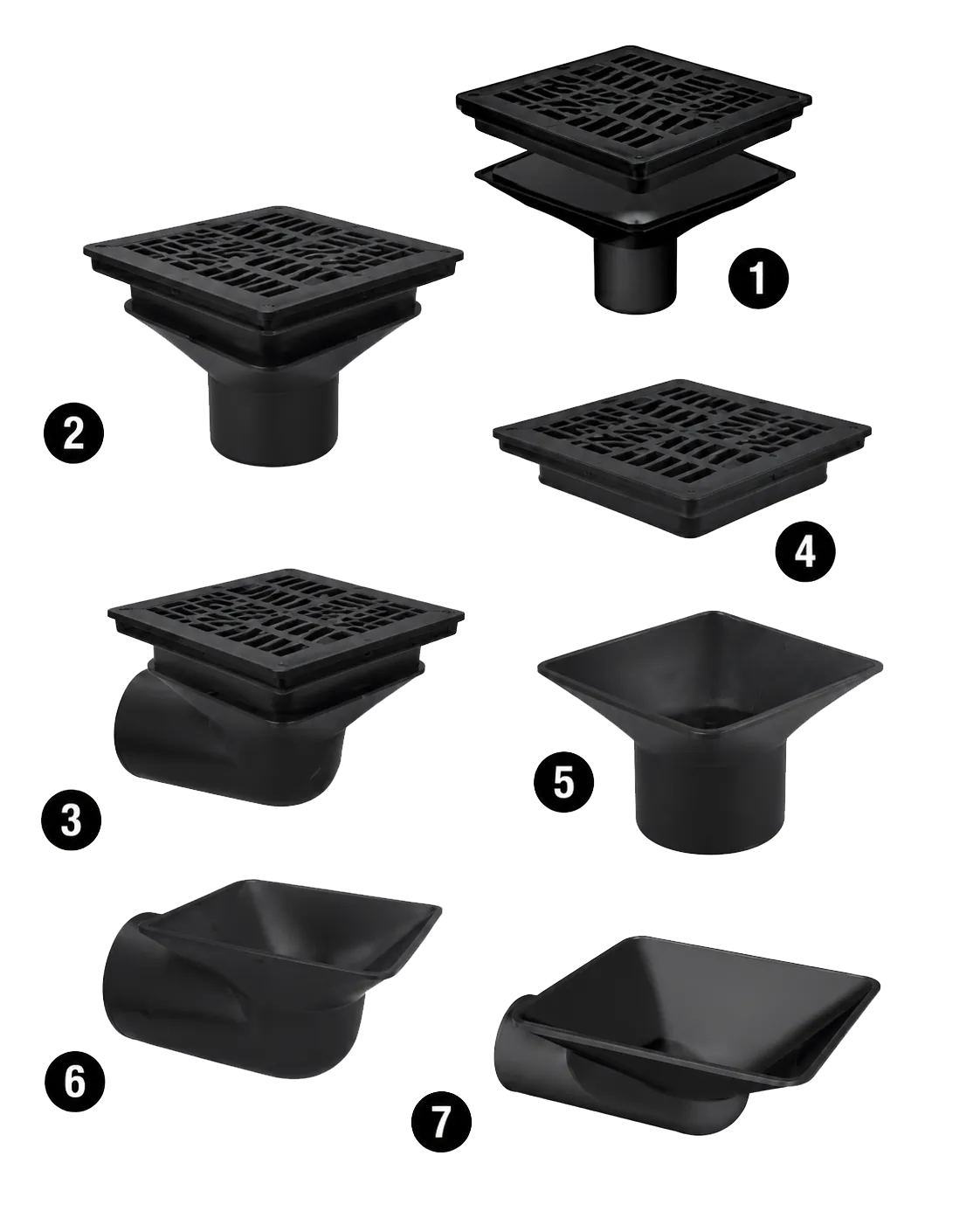 Conjunto embudo 20x20