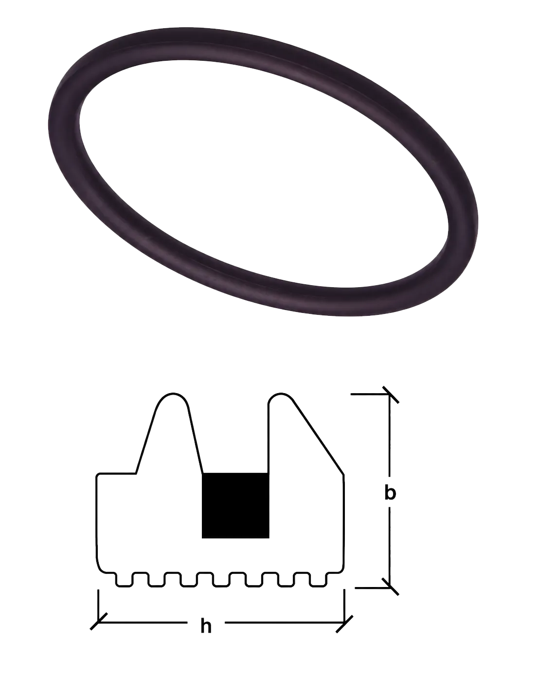 O-ring M.O.L. de doble labio