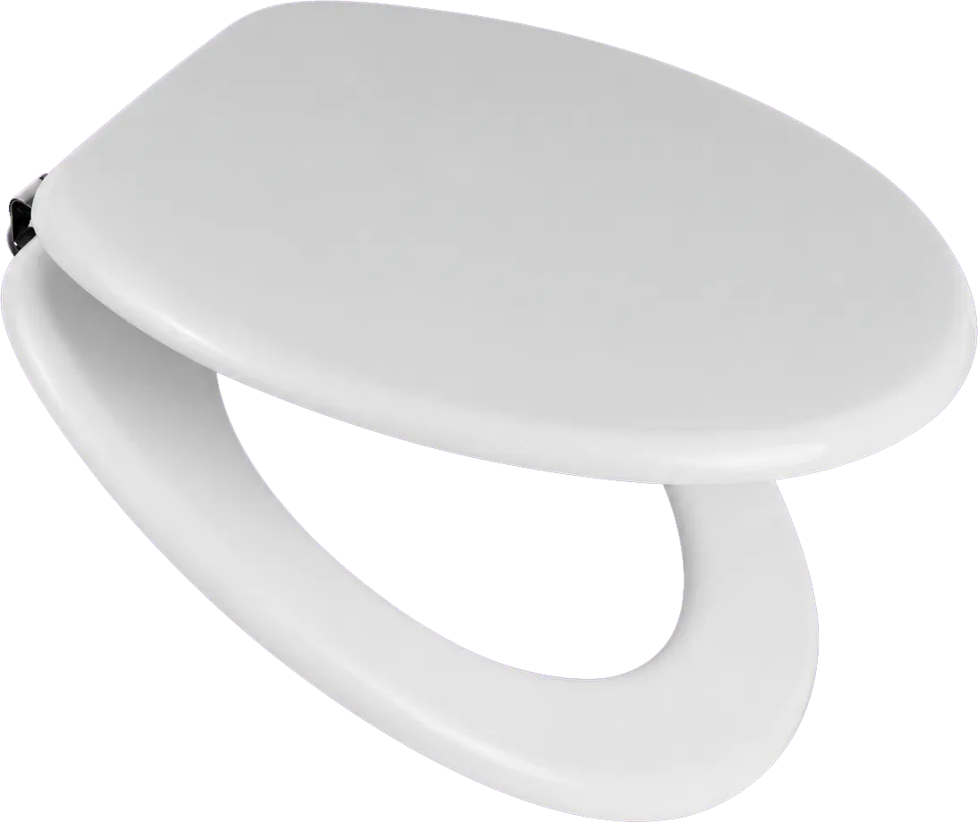 Tapa Asiento Inodoro Redondeada Andina (HDF) — Herraje Metálico