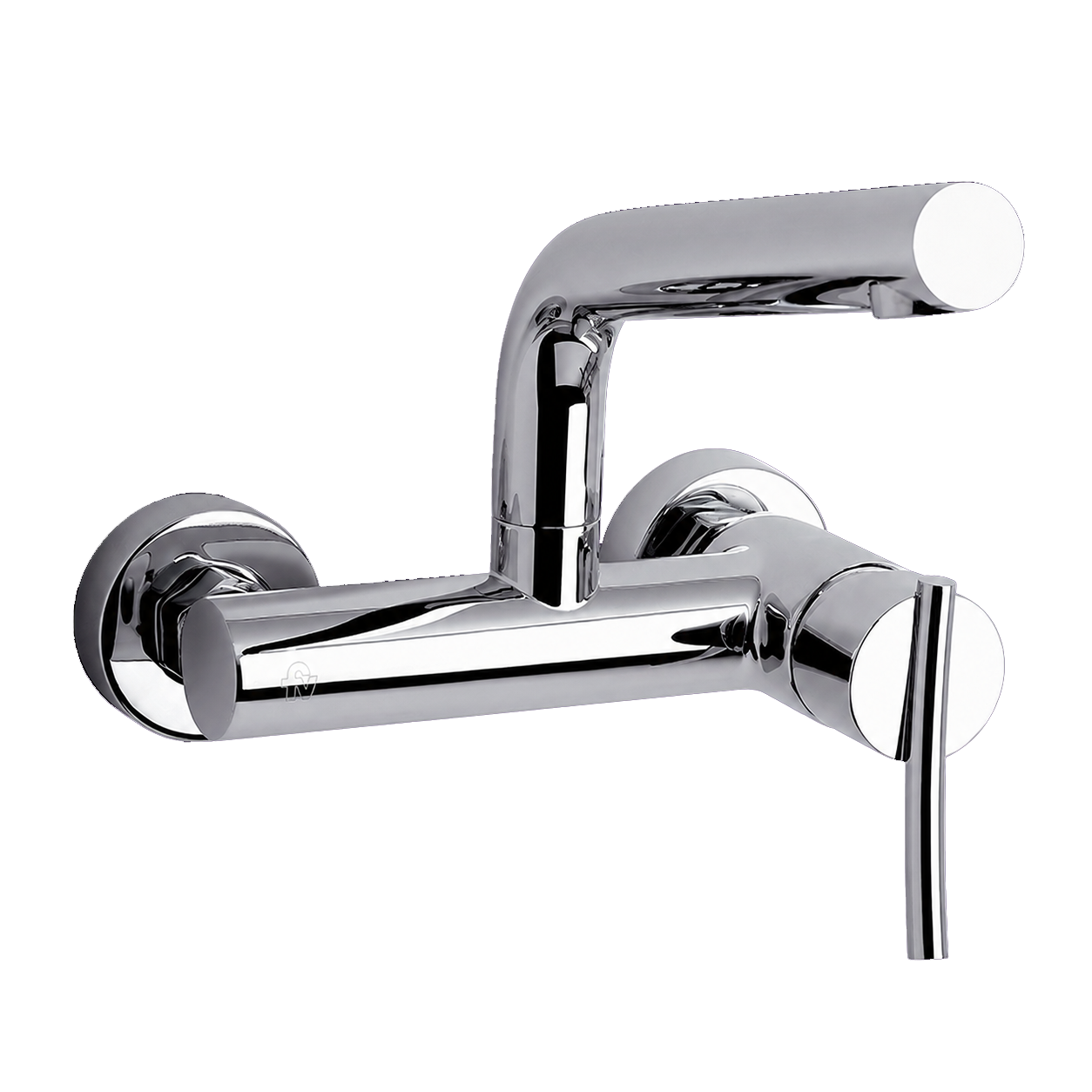 Libby — Monocomando para pared de cocina con pico alto