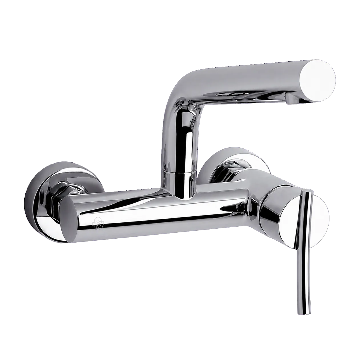 Libby — Monocomando para pared de cocina con pico alto