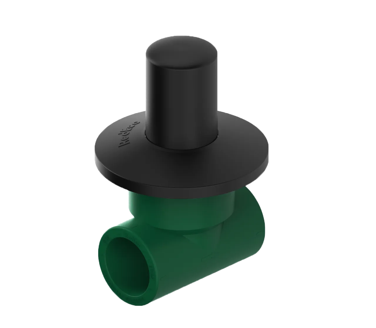 Llave de paso bronce c/ campana negra